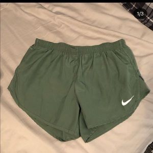 Olive Green Nike Dri fit Shorts